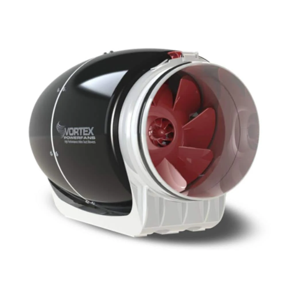 Vortex Atmosphere Corded Mixed-Flow In-Line Fan With 1032 CFM 1 Vortex Atmosphere Corded Mixed-Flow In-Line Fan With 1032 CFM