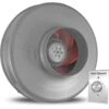 Vortex Powerfan 6 In. 497 CFM Inline Fan With Vari-Speed Kit