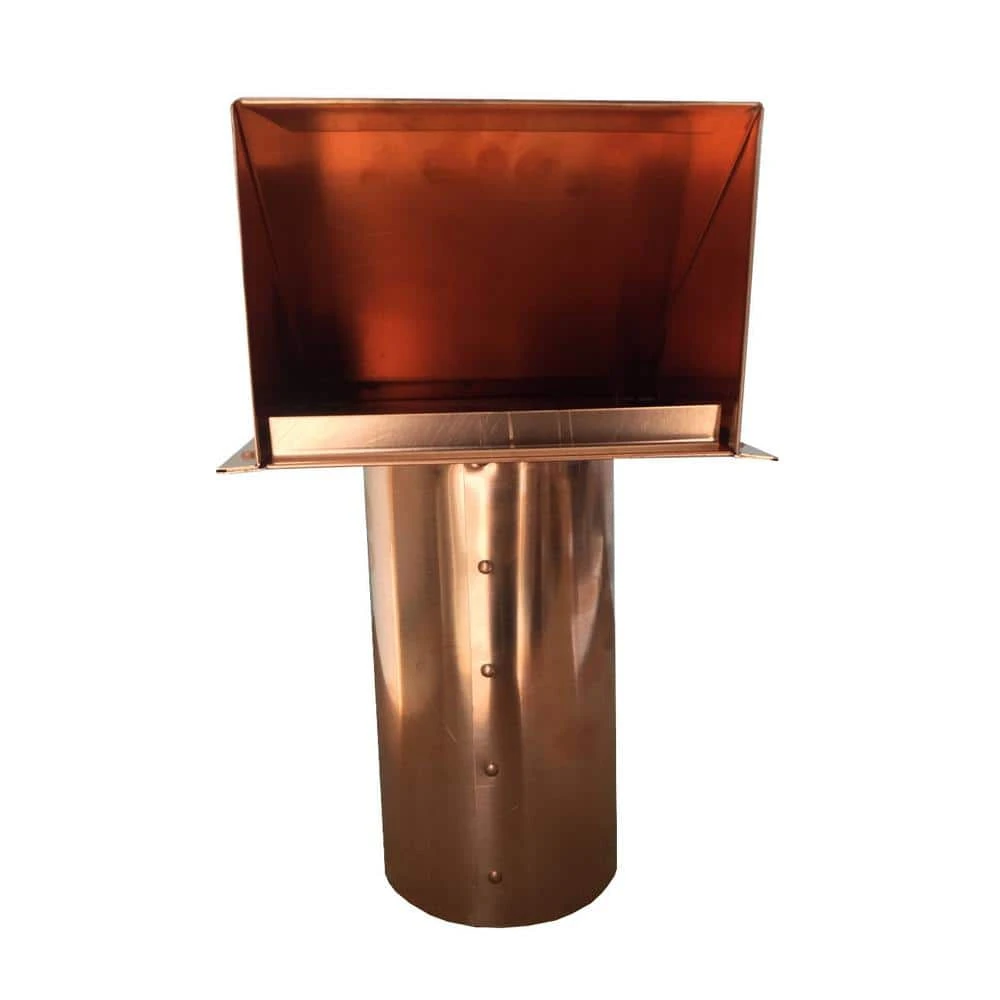 4 In. Round Copper Vent With Damper Only 3 4 In. Round Copper Vent With Damper Only - Image 3
