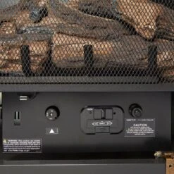 32,000 BTU Vent Free Natural Gas Fireplace System And Walnut Mantel With Remote Control -Fire Place Store walnut duluth forge gas fireplaces 170619 4f 1000