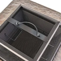 28.7 In. W X 22 In. H Stone Square Wood Burning Outdoor Fire Pit In Warm Gray 13 28.7 In. W X 22 In. H Stone Square Wood Burning Outdoor Fire Pit In Warm Gray -Fire Place Store warm gray jimsmaison wood burning fire pits jmbcfp08ngr fa 1000