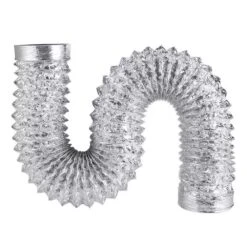 3 In. X 25 Ft. Fire-Rated Flexible Aluminum Duct For HVAC Ventilation-High Temp Resistance & Easy Installation​