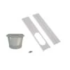 Portable Air Conditioner Window Vent Kit, Adjustable Sliding Window Kit Plate Suitable For 5.9 In. AC Exhaust Hose