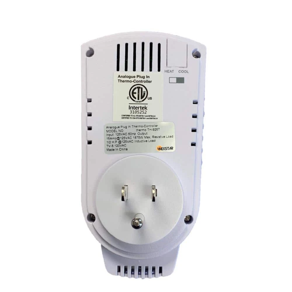 Plug In Thermostat For Portable Heaters And Air Conditioners 3 Plug In Thermostat For Portable Heaters And Air Conditioners - Image 3