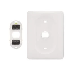 7-Day Smart Programmable Thermostat -Fire Place Store white black wyze programmable thermostats wtherm 1f 1000