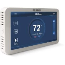 Bosch BCC100 Connected Control 7-Day Wi-Fi Internet 4-Stage Programmable Color Touchscreen Thermostat With Weather Access 22 Bosch BCC100 Connected Control 7-Day Wi-Fi Internet 4-Stage Programmable Color Touchscreen Thermostat With Weather Access -Fire Place Store white bosch programmable thermostats bcc 100 4f 1000