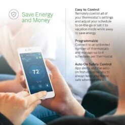 Bosch BCC100 Connected Control 7-Day Wi-Fi Internet 4-Stage Programmable Color Touchscreen Thermostat With Weather Access 19 Bosch BCC100 Connected Control 7-Day Wi-Fi Internet 4-Stage Programmable Color Touchscreen Thermostat With Weather Access -Fire Place Store white bosch programmable thermostats bcc 100 66 1000