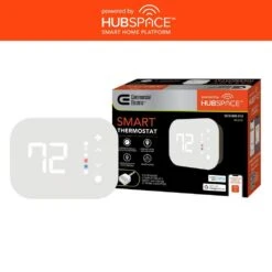 Wi-Fi And Bluetooth Enabled Smart Programmable Thermostat With Schedules Powered By Hubspace