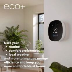 Smart Thermostat Essential Learning Programmable Thermostat -Fire Place Store white ecobee programmable thermostats eb state7 01 44 1000