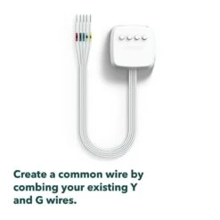 Power Extender Kit C-Wire Adapter -Fire Place Store white ecobee thermostat adapters eb pek2 01 4f 1000