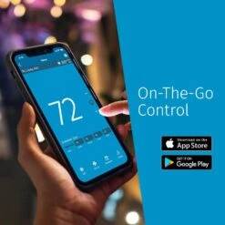 Sensi 7-day Programmable Wi-Fi Smart Thermostat, No C-Wire Required For Most Systems 23 Sensi 7-day Programmable Wi-Fi Smart Thermostat, No C-Wire Required For Most Systems -Fire Place Store white emerson programmable thermostats st55 44 1000