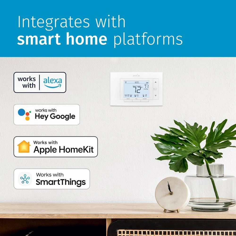 Sensi 7-day Programmable Wi-Fi Smart Thermostat, No C-Wire Required For Most Systems 12 Sensi 7-day Programmable Wi-Fi Smart Thermostat, No C-Wire Required For Most Systems - Image 12