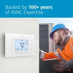 Sensi 7-day Programmable Wi-Fi Smart Thermostat, No C-Wire Required For Most Systems 24 Sensi 7-day Programmable Wi-Fi Smart Thermostat, No C-Wire Required For Most Systems -Fire Place Store white emerson programmable thermostats st55 fa 1000