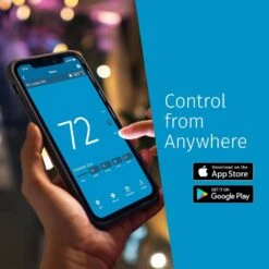 Emerson Sensi Touch 7-day Programmable Wi-Fi Smart Thermostat With Touchscreen Color Display, C-wire Required - White 25 Emerson Sensi Touch 7-day Programmable Wi-Fi Smart Thermostat With Touchscreen Color Display, C-wire Required - White -Fire Place Store white emerson programmable thermostats st75w 44 1000