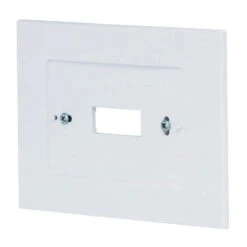 Emerson Wall Plate For Sensi Touch Wi-Fi Thermostat In White -Fire Place Store white emerson thermostat wall plates f61 2689 1d 1000