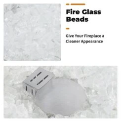 25.8 In. H White Column Concrete Propane Gas Fire Pit Table 40,000-BTU With Glass Shield 15 25.8 In. H White Column Concrete Propane Gas Fire Pit Table 40,000-BTU With Glass Shield -Fire Place Store white gas fire pits hzfirepit8 76 1000