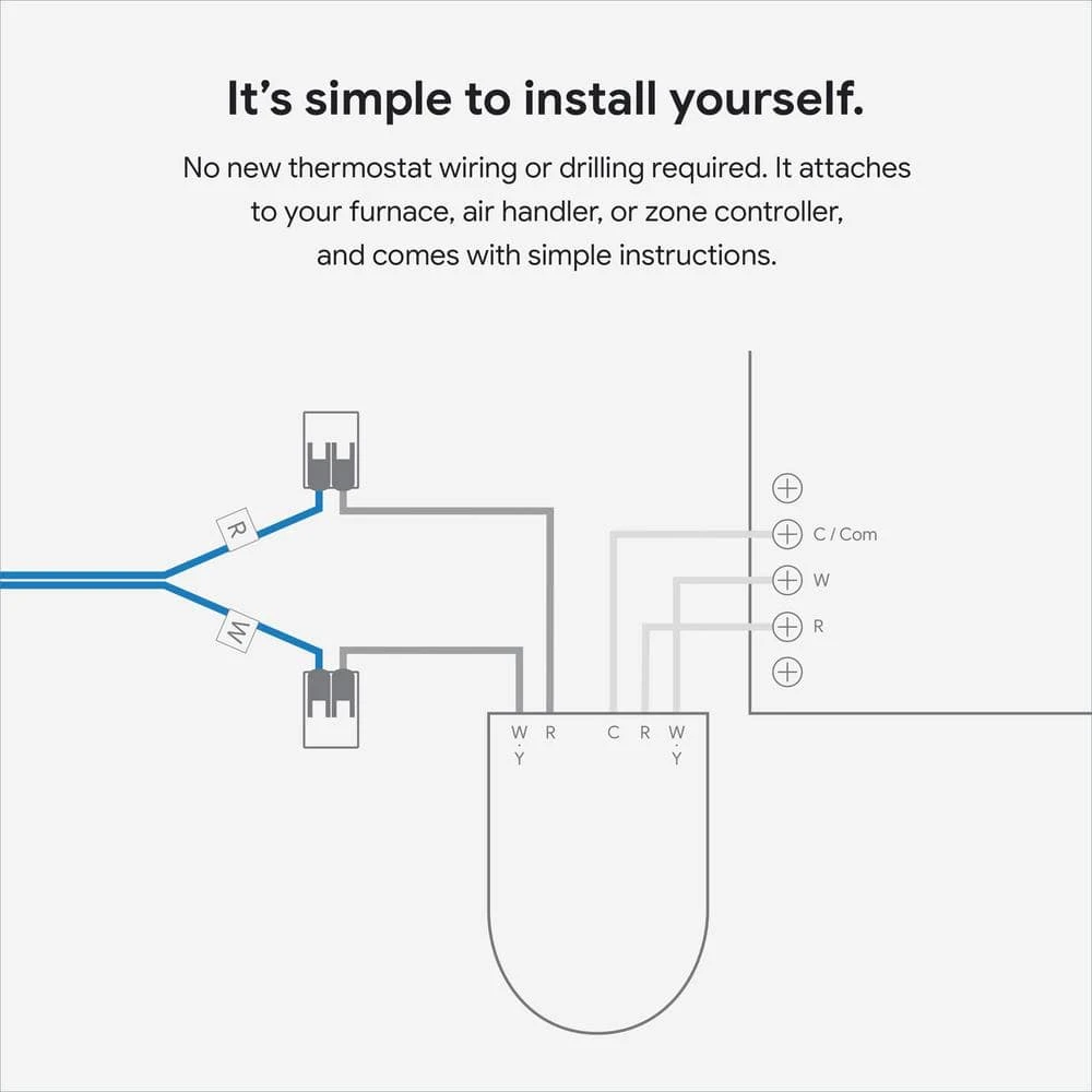 Google Nest Power Connector - C-Wire Substitute For Home System Without C Wire - Compatible With Nest Thermostats 3 Google Nest Power Connector - C-Wire Substitute For Home System Without C Wire - Compatible With Nest Thermostats - Image 3