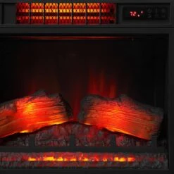 Fallston 45 In. Infrared Wall Mantel Electric Fireplace In White With Cool Glow Insert And Reversible Surround 6 Fallston 45 In. Infrared Wall Mantel Electric Fireplace In White With Cool Glow Insert And Reversible Surround -Fire Place Store white home decorators collection freestanding electric fireplaces 143597 a c3 1000