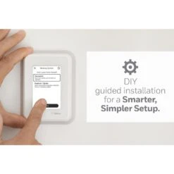 T9 WiFi 7-Day Programmable Smart Thermostat With Touchscreen Display And Smart Room Sensor -Fire Place Store white honeywell home programmable thermostats rcht9610wfsw2003 d4 1000