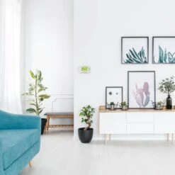 Smart Wi-Fi 7-Day Programmable Thermostat With Digital Backlit Display, Compatible With Alexa/Google Assistant 19 Smart Wi-Fi 7-Day Programmable Thermostat With Digital Backlit Display, Compatible With Alexa/Google Assistant -Fire Place Store white honeywell home programmable thermostats rth6580wf 1f 1000