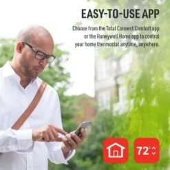 Smart Wi-Fi 7-Day Programmable Thermostat With Digital Backlit Display, Compatible With Alexa/Google Assistant 18 Smart Wi-Fi 7-Day Programmable Thermostat With Digital Backlit Display, Compatible With Alexa/Google Assistant -Fire Place Store white honeywell home programmable thermostats rth6580wf 4f 1000