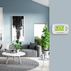 Smart Wi-Fi 7-Day Programmable Thermostat With Digital Backlit Display, Compatible With Alexa/Google Assistant 14 Smart Wi-Fi 7-Day Programmable Thermostat With Digital Backlit Display, Compatible With Alexa/Google Assistant -Fire Place Store white honeywell home programmable thermostats rth6580wf a0 1000