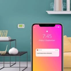 Smart Wi-Fi 7-Day Programmable Thermostat With Digital Backlit Display, Compatible With Alexa/Google Assistant 21 Smart Wi-Fi 7-Day Programmable Thermostat With Digital Backlit Display, Compatible With Alexa/Google Assistant -Fire Place Store white honeywell home programmable thermostats rth6580wf fa 1000