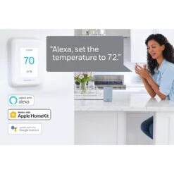 Honeywell T9 WiFi 7-Day Programmable Smart Thermostat With Touchscreen Display -Fire Place Store white honeywell programmable thermostats rcht9510wfw2001 44 1000