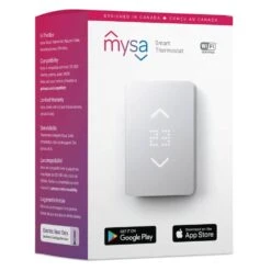 Smart Programmable Wi-Fi Thermostat For Electric Baseboard Heaters -Fire Place Store white mysa programmable thermostats bbv1 1 01 na us fa 1000