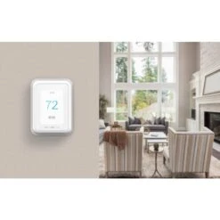 7-Day Programmable Smart Thermostat With Smart Room Sensor -Fire Place Store white programmable thermostats rcht9610wfsw2005 w 31 1000