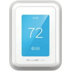 7-Day Programmable Smart Thermostat With Smart Room Sensor -Fire Place Store white programmable thermostats rcht9610wfsw2005 w fa 1000