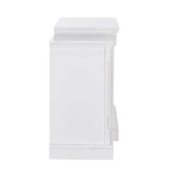 Southern Enterprises Nassau 71.75 In. W Faux Stone Electric Fireplace With Bookcases In White -Fire Place Store white w white faux stone southern enterprises freestanding electric fireplaces hd605937 e1 1000