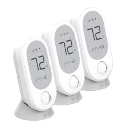 3-in-1 Digital Room Sensor For Smart Thermostat (3-Pack)