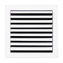 10 In. X 10 In. 1-Way Aluminum Ceiling Diffuser In White