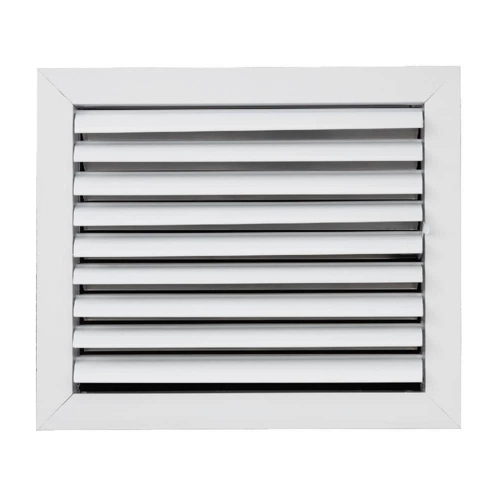 12 In X 10 In 1-Way Aluminum Ceiling Diffuser In White 1 12 In X 10 In 1-Way Aluminum Ceiling Diffuser In White