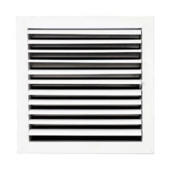 12 In. X 12 In. 1-Way Aluminum Ceiling Diffuser In White