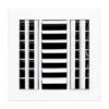 10 In. X 10 In. 3-Way Aluminum Ceiling Diffuser In White