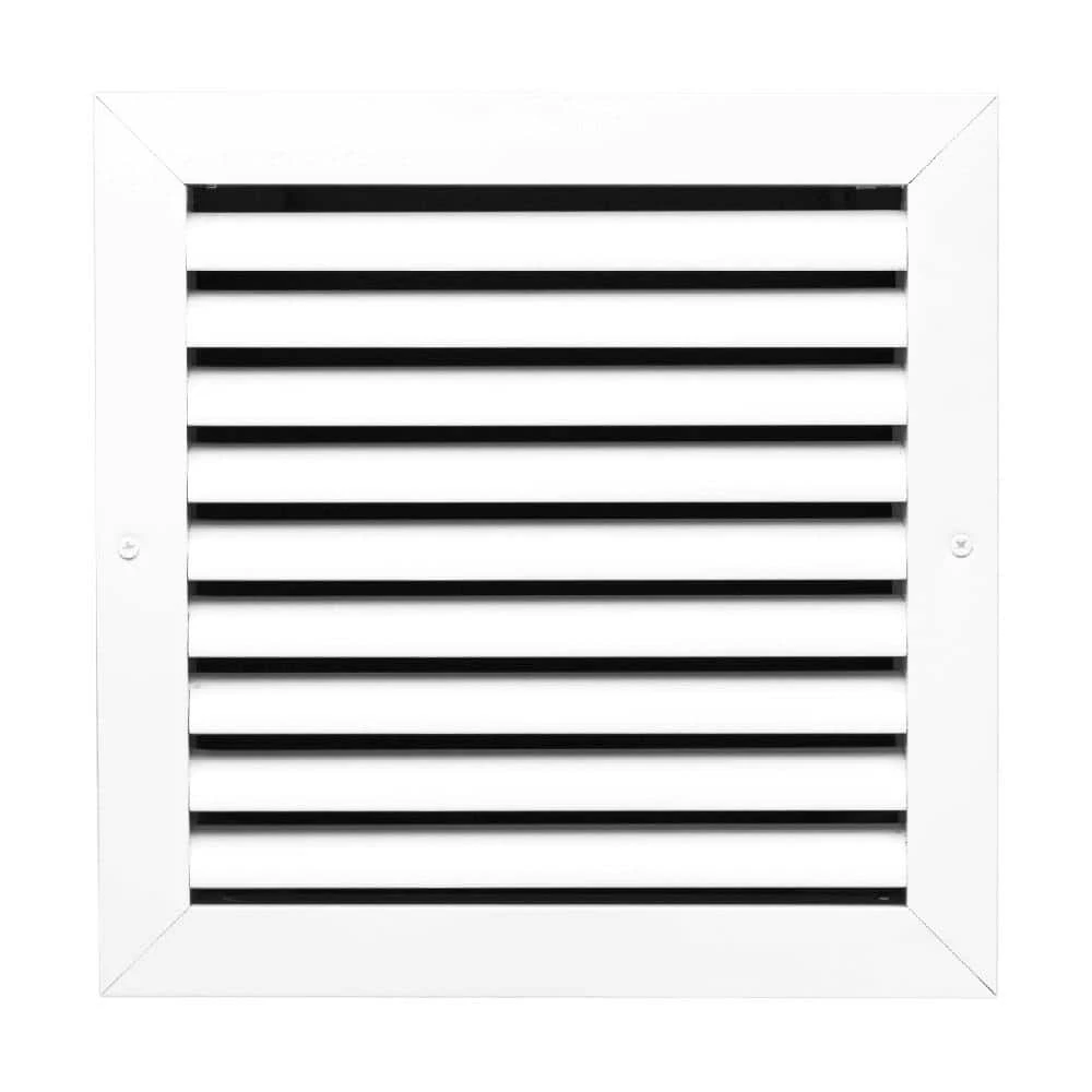 10 In. X 10 In. Aluminum Return Air Grille In White 1 10 In. X 10 In. Aluminum Return Air Grille In White