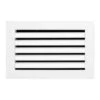 10 In. X 6 In. Aluminum Return Air Grille In White
