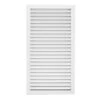 12 In. X 24 In. Aluminum Return Air Grille In White