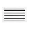 14 In. X 8 In. Aluminum Return Air Grille In White