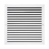 16 In. X 16 In. Aluminum Return Air Grille In White