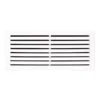 20 In. X 8 In. Aluminum Return Air Grille In White