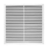 24 In. X 24 In. Aluminum Return Air Grille In White