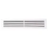 24 In. X 4 In. Aluminum Return Air Grille In White
