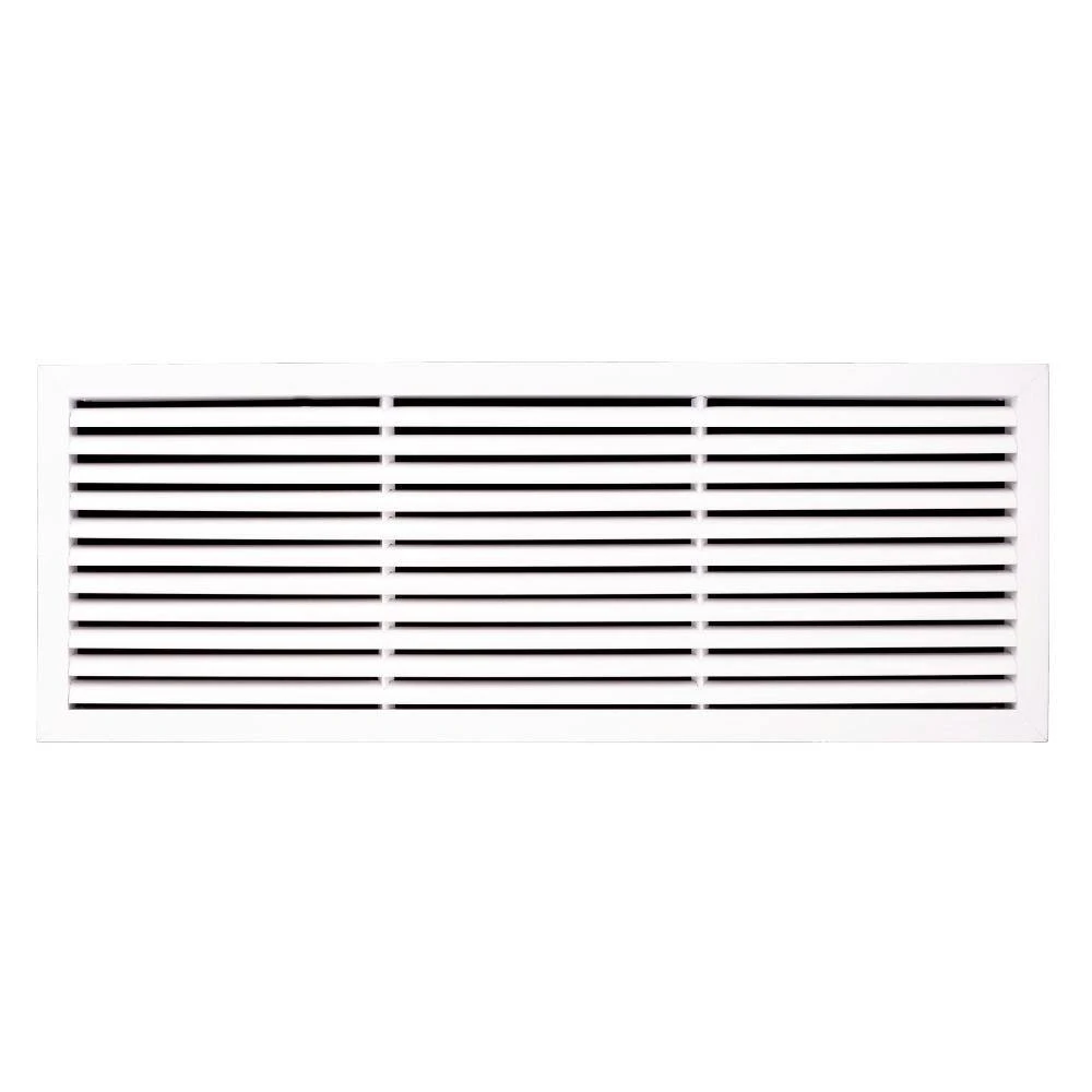 36 In. X 12 In. Aluminum Return Air Grille In White 1 36 In. X 12 In. Aluminum Return Air Grille In White
