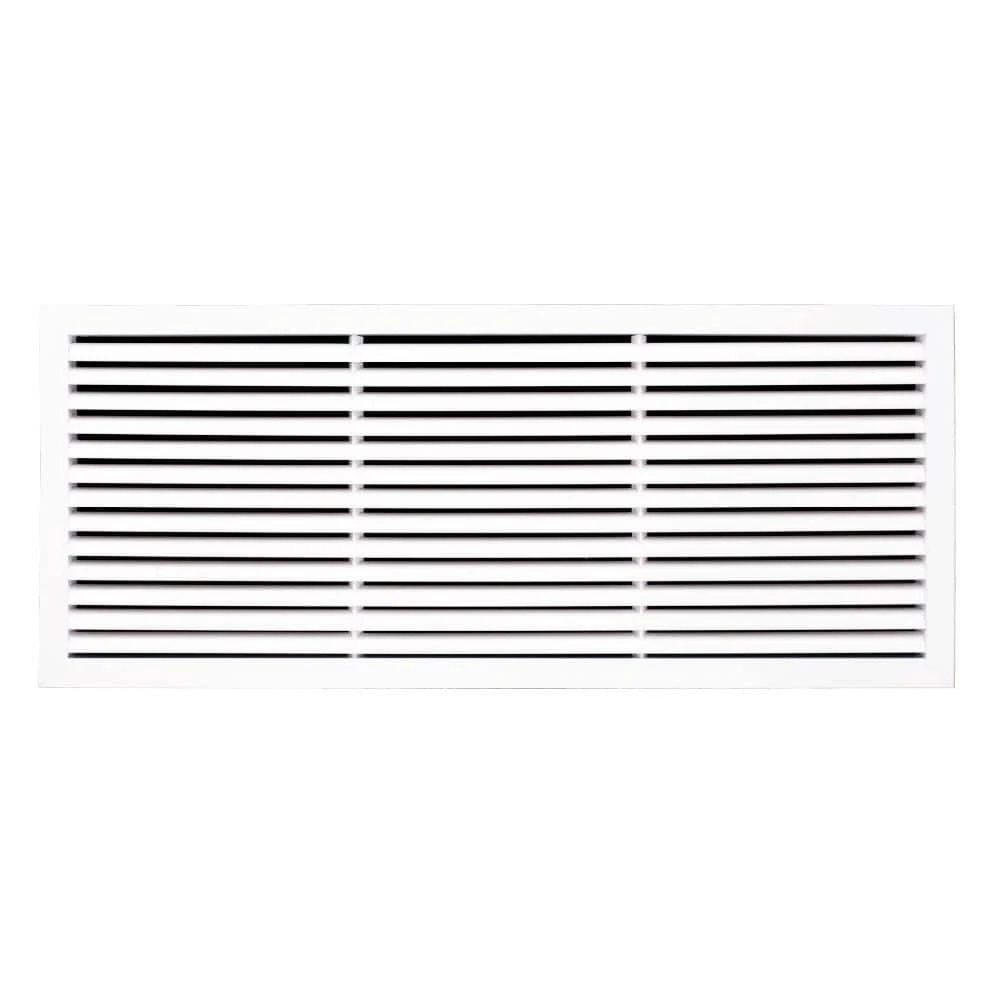 36 In. X 14 In. Aluminum Return Air Grille In White 1 36 In. X 14 In. Aluminum Return Air Grille In White
