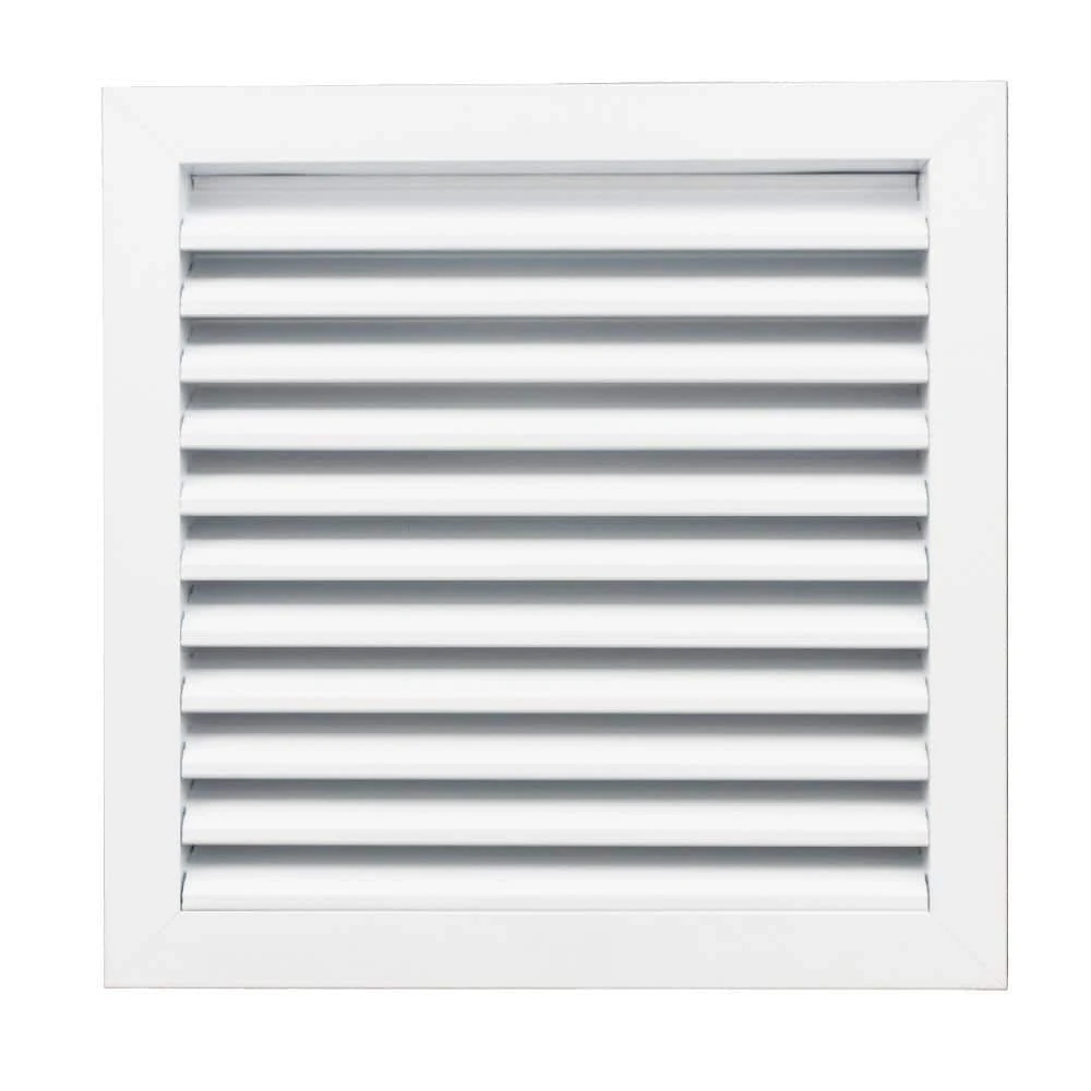 12 In. X 12 In. Aluminum Return Air Grille In White 1 12 In. X 12 In. Aluminum Return Air Grille In White