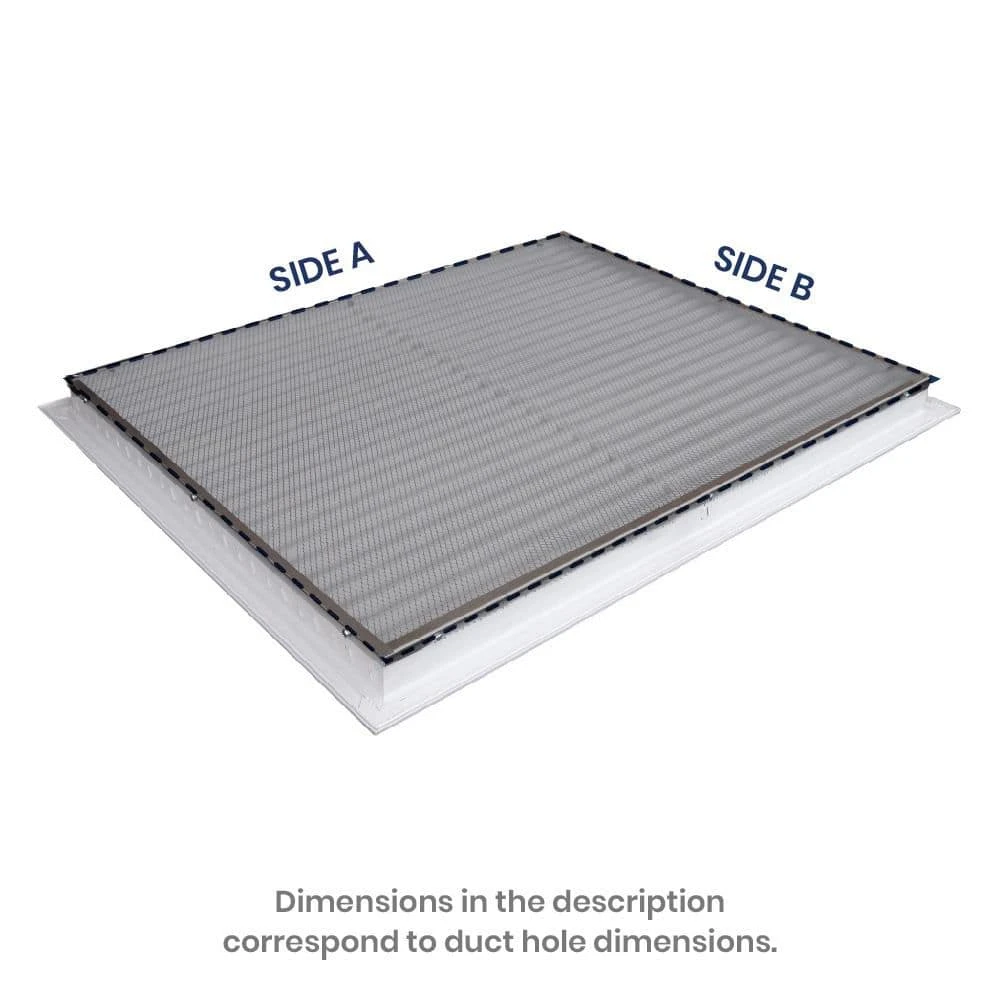 32 In X 18 In Aluminum Return Air Grille In White 2 32 In X 18 In Aluminum Return Air Grille In White - Image 2