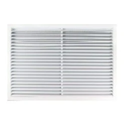 32 In. X 22 In. Aluminum Return Air Grille In White